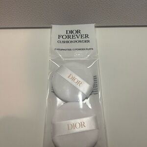 Dior White Cushion Powder Puffs